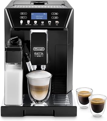 Eletta Evo - Cafetera Superautomática 6 Bebidas Negro