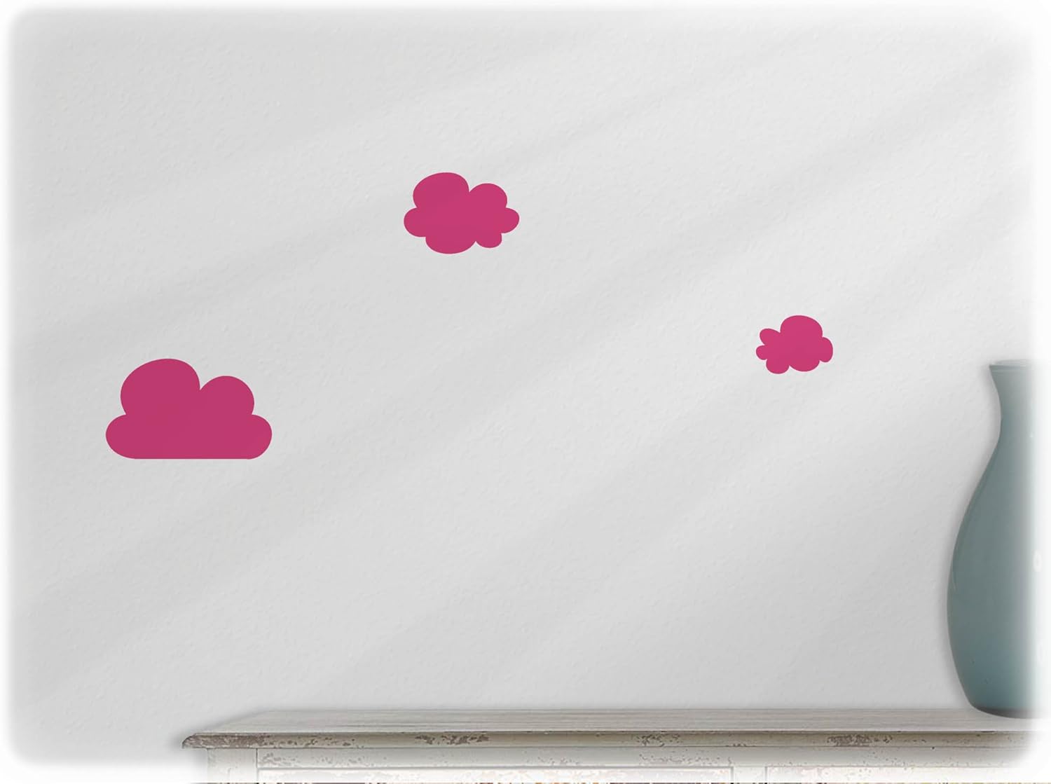 Wall Sticker Decal Clouds Set of 3 41pink Furniture