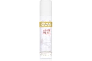 Jovan White Musk for Women Body Spray 2.5 fl oz (Pack of 1), Notes of Jasmine, Musk, and Amber, Women's Fragrance, Long Lasting, Everyday Fragrance, Travel Size