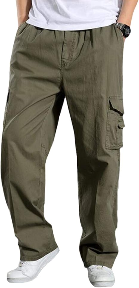 elastic cargo pants
