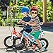 Goplus Freestyle Kids Bike Bicycle 12inch/ 16inch/ 20inch Balance Bike with Training Wheels for Boy's and Girl's (Red, 12-inch)