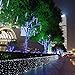 Meteor Shower Rain Lights,Flipcase LED Waterproof Icicle Falling Rain Christmas Lights for Wedding Party Christmas Xmas Tree String Outdoor Lights 30CM 8 Tubes 144 LEDs(White)