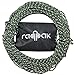 Raqpak Reflective Cord 100 Feet Long Tent Guyline Rope with Carry Pouch (Green)