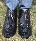 Fashion Rain Snow Zippered PVC Reusable Women Men XXL Low Boots Thicken Waterproof Guard Slip-resistant Wear-resistant Foldable Rainproof Shoes Cover
