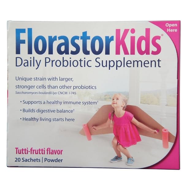 BIOCODEX FLORASTOR KIDS PROBIOTIC SACHETS, 20 COUNT