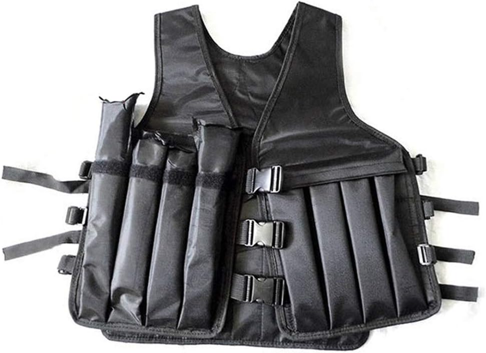 Weighted Vest Oxford Cloth Sports Fitness Running Weighted Vest Tear-resistant Weight Vest With Sand-proof Design For Men Women With Shoulder Pads Option ( Color : Camouflage , Size : 23.6''*22'' )
