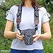 USA GEAR DSLR Camera Sleeve with Neoprene Protection, Holster Belt Loop and Accessory Storage - Compatible with Canon EOS Rebel T7, 850D, 250D, SL3, R7, Nikon D3500, D5600, and More (Polka Dot)