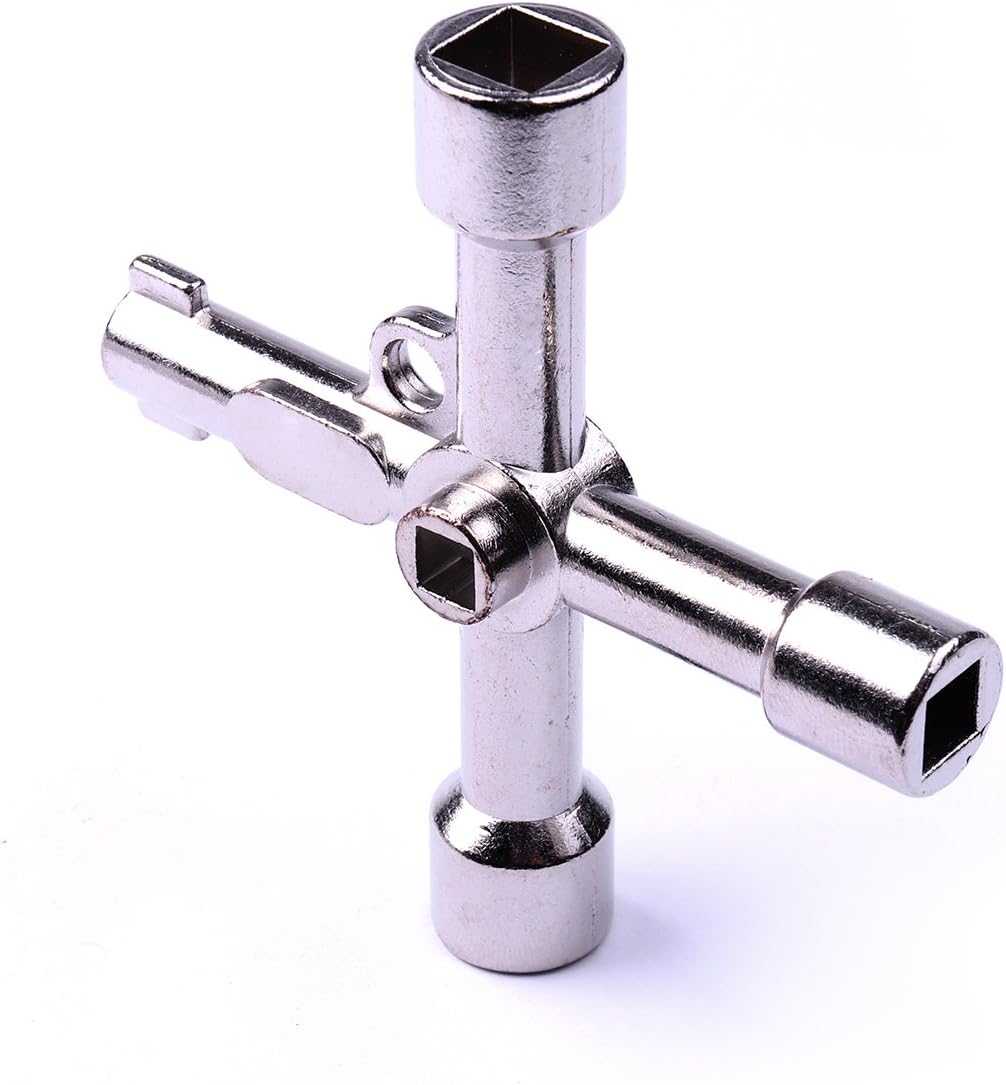 ATOPLEE 4-Way Multi-Functional Utilities Key, Stainless Steel Triangle ...