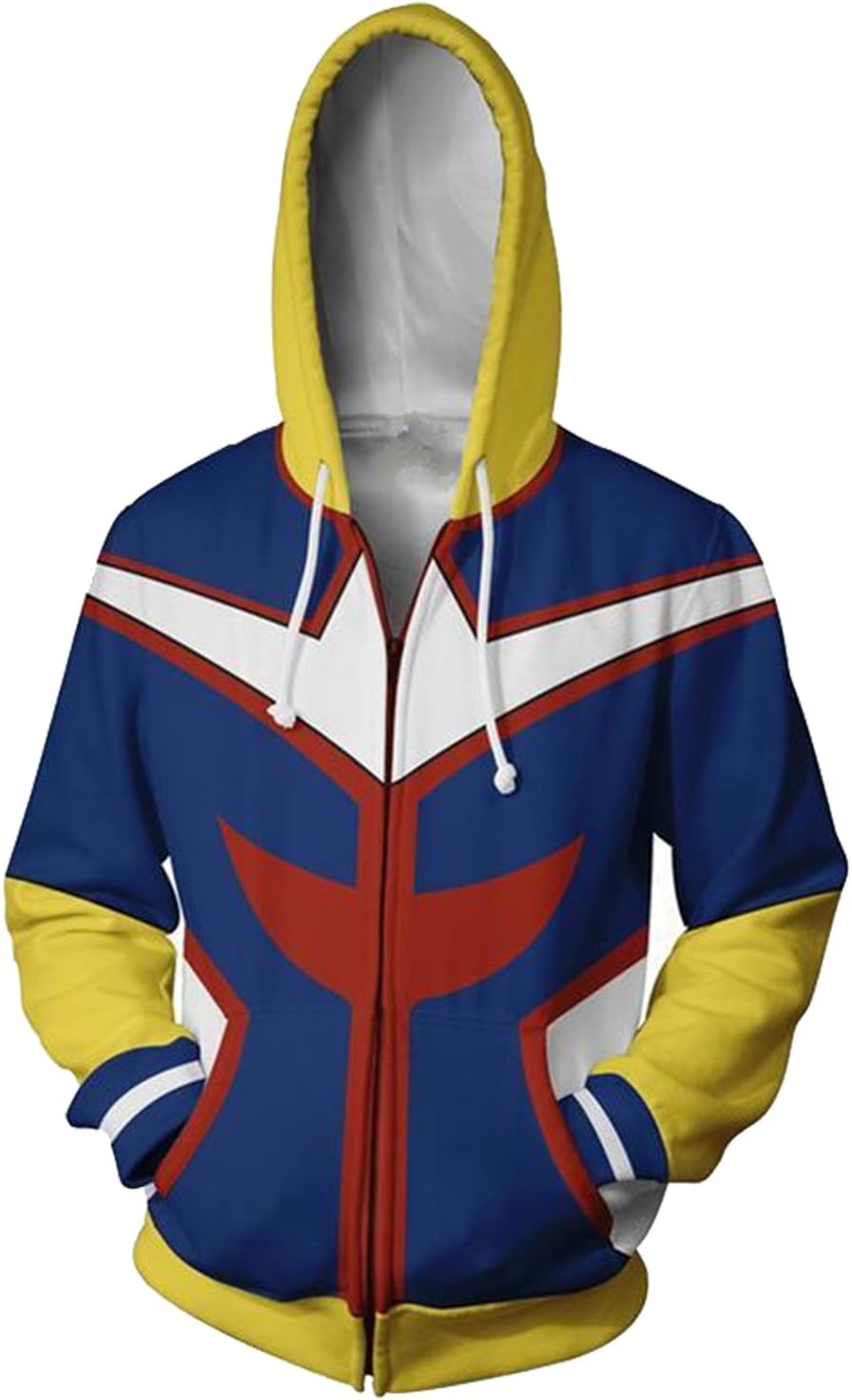 My Hero Academia Cosplay Costume Cotton Hooded Sweater Sweatshirt Zipper Hoodie, 11 Types Hoodie