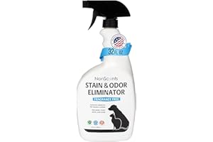 NonScents Stain & Odor Eliminator Spray for Strong Odor - 32 oz - Pet Odor Eliminator for Home - Carpet Stain Remover for Cats and Dog Pee - Cat Urine Destroyer - Carpet Cleaner Spray