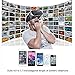 Tepoinn 3D VR Glasses Headset with Adjustable Lens and Strap for 3.5-5.5-Inch Smartphones (Upgraded Version)