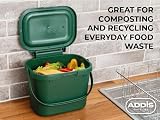 Addis Eco 100% Recycled Kitchen Caddy 4.5 Litre Black Compost Bin view 2