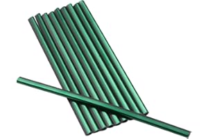 ATMOMO 10pcs Car Air Conditioner Outlet Vent Trim Strip DIY Car Interior Moulding Trim Car Vent Decoration Molding Strip, Green