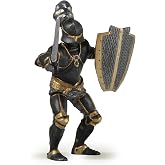 Armored Black Knight | A world of fantastical chivalry | hand-painted | an elegant dark tone | a piece to collect | a truly original gift idea