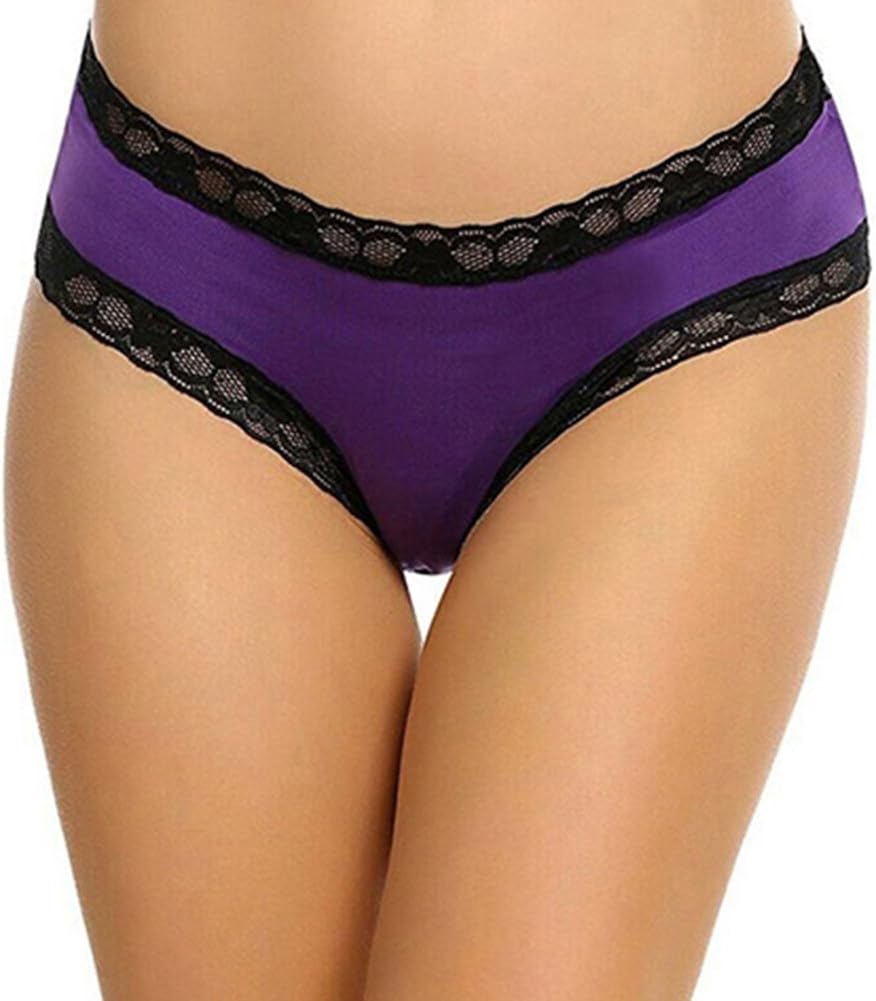 Butterfly Iron Women Sexy Lace Panties Bowknot Open Crotch Briefs Underwear Plus Size