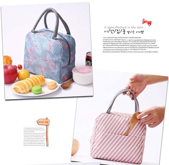 YuHuiYangZhi Bolsa térmica para el Almuerzo Impermeable Bolsa ...