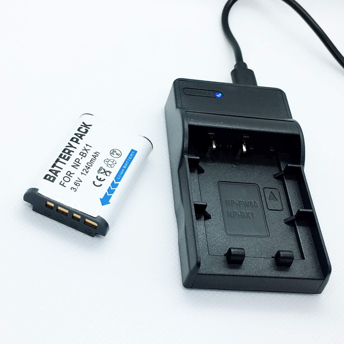 Battery Pack and USB Rapid Travel Charger For Sony Amazon.co.uk Camera & Photo