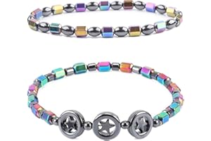 Magnetic Hematite Anklet Obsidian Anklet for Men Women Black Obsidian Anklet Magnetic Therapy Ankle Bracelet Magnetic Anklets