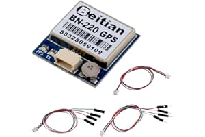 DIYmalls BN-220 GPS Module TTL Dual GPS Glonass w/Flash + Passive Antenna for Arduino RC PFV Drone Flight Control