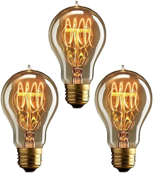 XHA E27 Edison Bombillas Incandescentes de Época Lámpara de Filamento