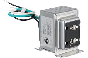 16VAC/30VA Lock Nut Wired Transformer Compatible with Most Smart Video Doorbells and Any Wired Chimes and Buttons