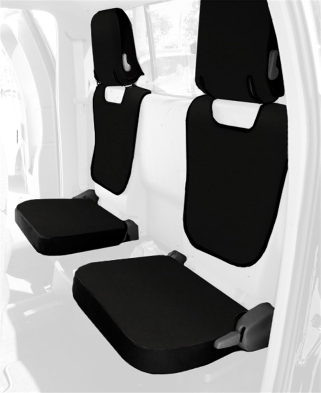 factory ford seats on Amazon Com Coverking Custom Fit Rear 50 50 Jump Seat Cover For Select Ford Ranger Models Neosupreme Solid Black Automotive