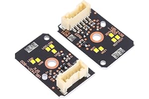 Aublinto LED Daytime Running Light Module Set For BMW F90 M5 G30 530i 540i M550iX 2018-2020 LED Boards Daytime Running Light Chips Left & Right Yellow DRL Angel Eyes LED Boards 63117214939 63117214940