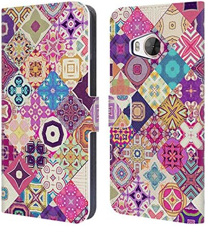 Official Giulio Rossi Dreamcatcher Patchwork Leather Book Wallet Case Cover For HTC One ME