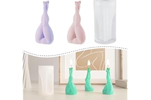 Resin Go Female Torso Silicone Mold for Candles, Unique Women Leg Wax Melt Moldes De Silicona para Velas, Lady Body Part Mould for Epoxy Resin & Soap, Aromatherapy Plaster