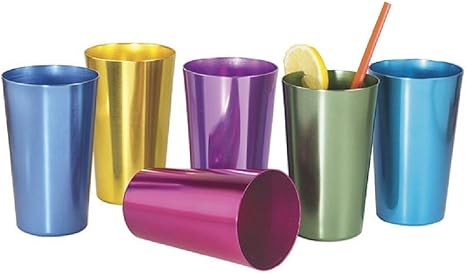 aluminum drinking glasses