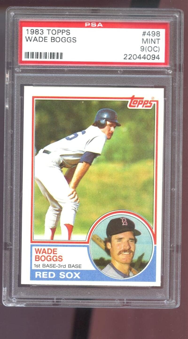 1983 Topps 498 Topps Wade Boggs ROOKIE RC PSA