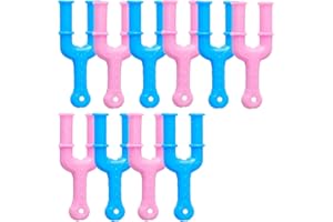 10 Pcs Acrylic Model Y Slingshot Loom Rubber Band Clips for Bracelets Rubber Band Bracelet Connectors Rainbow Loom Bracelet T