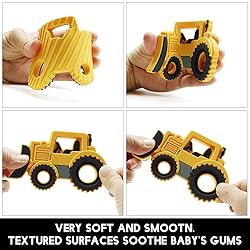 Baby Food Grade Silicone Carrier Vehicle Teether