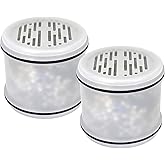 Can-Meageren Replacement Fixed Shower Filter Compatible with MakeFit Filtered Shower Head - H5H117, 2 Pcs