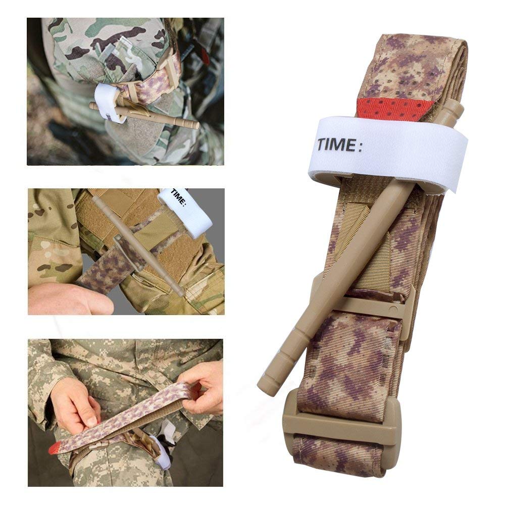 Tourniquet：Emergency Tourniquets, Combat Medical Tourniquet, Hiking First Aid Kit Military Tactical Tourniquet for Bleeding Control, Life Saving Hemorrhage Control, School Training (Army Green): Industrial & Scientific