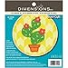 Dimensions Needle Crafts Cactus Wool Felt Applique Embroidery Craft Kit, 6''