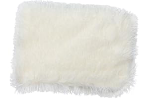 ibasenice Long Plush Pet Blanket Warm Sleeping Mat Cozy Dog Bed Pad Cushion for Small Pets Soft Plush for