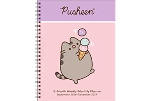 Pusheen 16-Month 2026-2027 Weekly/Monthly Planner Calendar