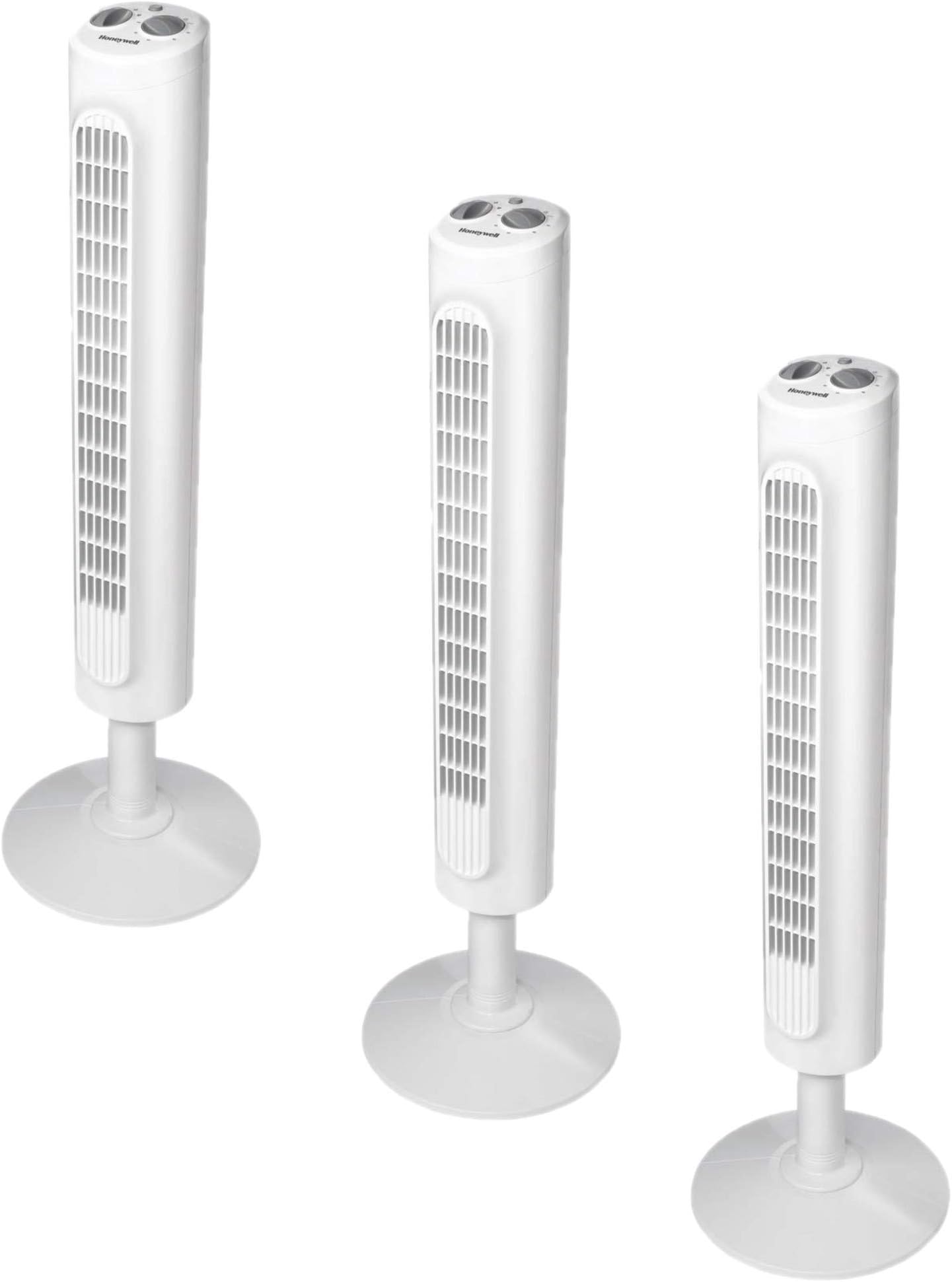 Comfort Control Tower Fan, White