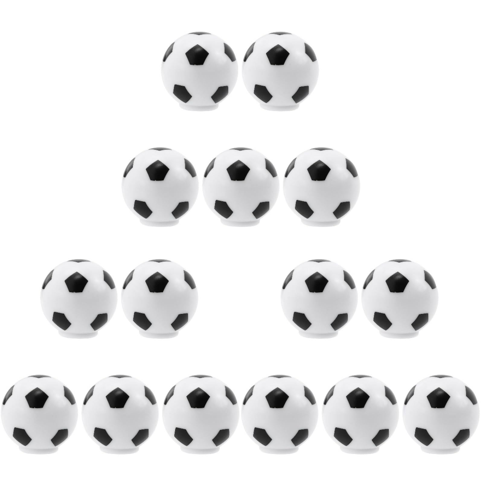 Uonlytech 15 Pcs Football Shape Knobs Children S Room Drawer Handles Closet Anti-Collision Cabinet Furniture Pulls