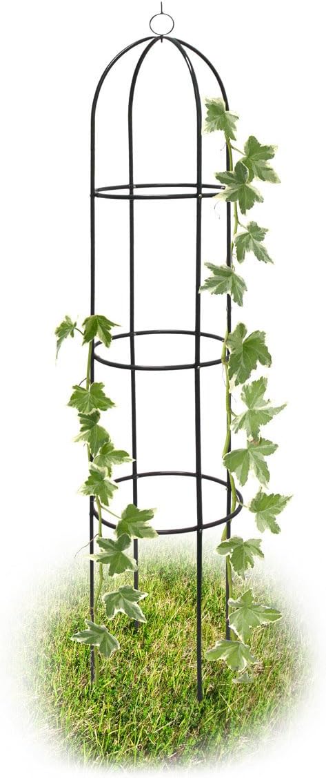 Relaxdays - Columna de rejas para Rosas, 190 x 38 cm, Arco para ...