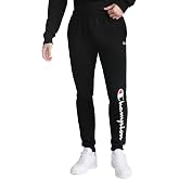 Champion Men's Graphic Fleece Joggers Sweatpants, Standard Fit, Midweight Fleece, Classic Script Logo