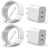10FT iPhone Fast Charger,[Apple MFi Certified] 2Pack PD Dual Apple Fast Charger USBC Charge Block 10Foot Lightning Cable Cord Quick Charging for iPhone 14/Pro/Pro Max/Plus/13/12/11/XS/XR/X/SE2022/iPad