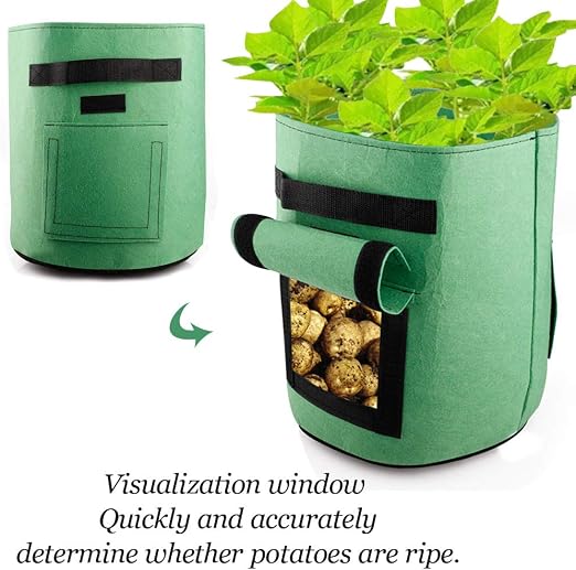 Bolsas de cultivo para plantas de jardín de 10 galones, bolsas ...
