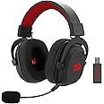 Headset Gamer Redragon Zeus Pro Preto Sem Fio 7.1 H510-PRO