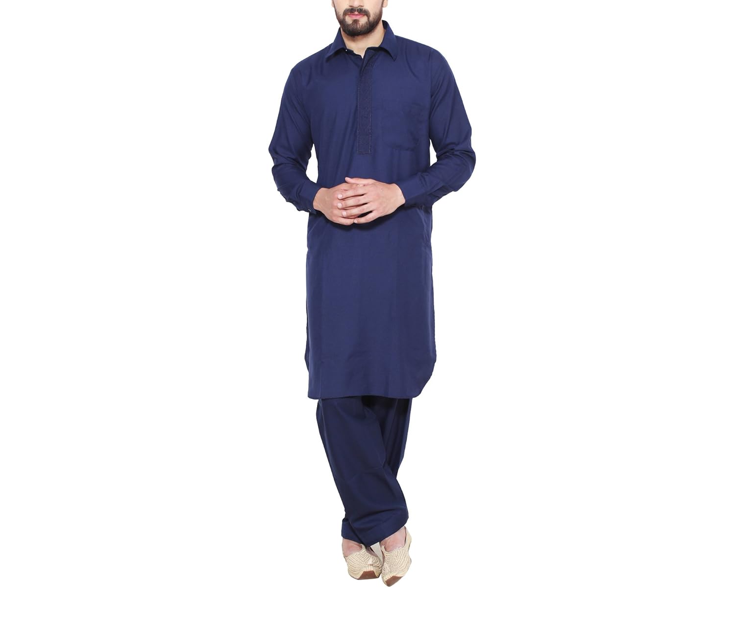 sojanya (since 1958) men's cotton blend pathani kurta salwar