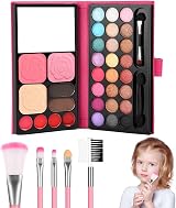Aomig 33 Color Kids Makeup Set 6 Pcs Princess Non-Toxic Washable view 9