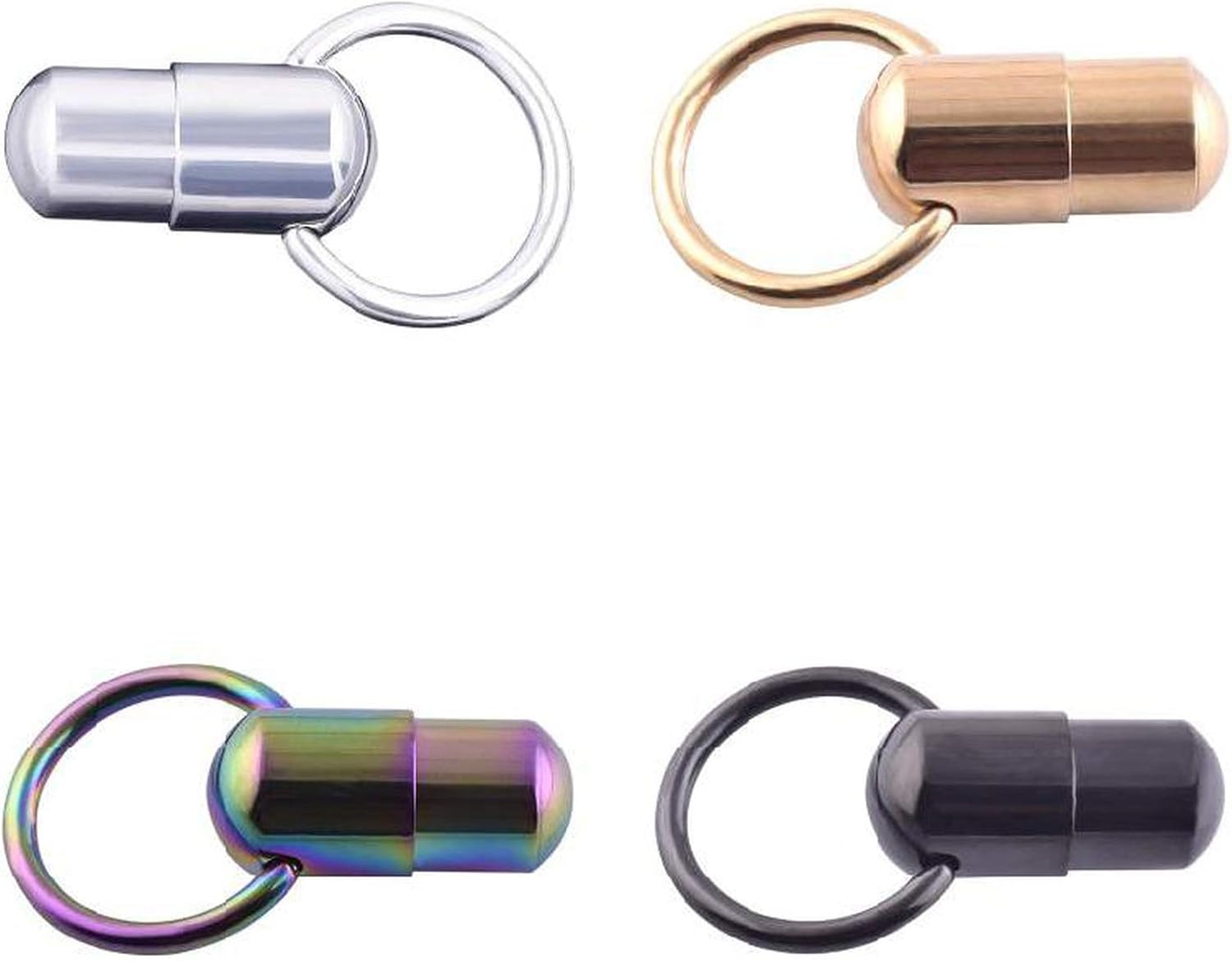 Vibrating Tongue Piercing Ring Stainless Steel Body Jewelry Navel