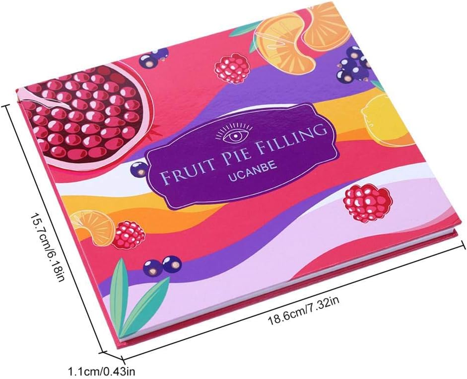 Adminitto88 Eyeshadow Makeup Palette Spotlight Eyeshadow Palette Professional 30-Color Fruit Pie Filling Eyeshadow Palette Matte Glitter Pressed Pearls Eye Shadow Makeup Pallet