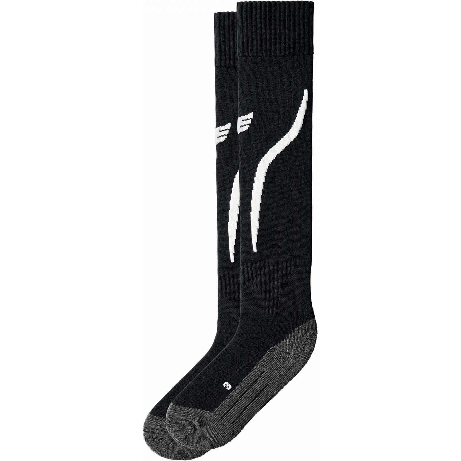 erima Unisex socks Tanaro, black (black / white), 41-43 (manufacturer size: 3)